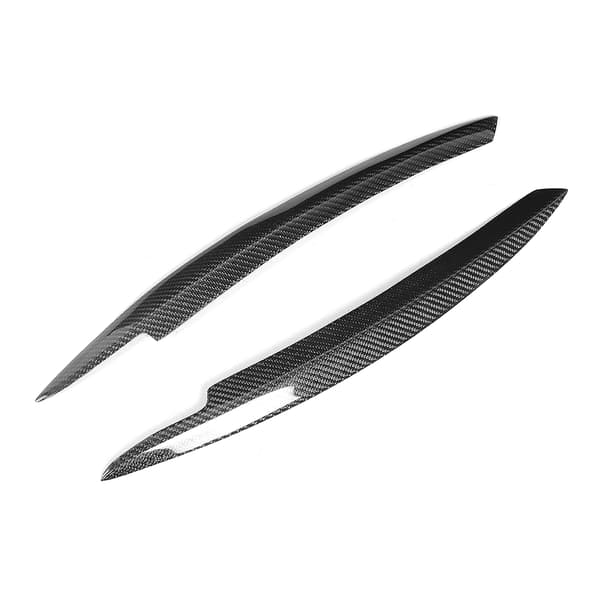 2 st Kolfiber Strålkastar Ögonbryn Ögonlock Trim för MK6