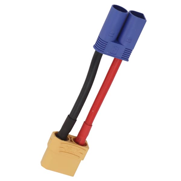 XT90 Hun til EC5 Han Kabel 12AWG Ledningsstik Adapter til RC Bil Flymodel 10 cm