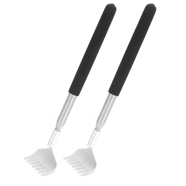 2 stk. Retractible Rygkløer Bærbar Rustfrit Stål Kradse Værktøj 20‑68cm