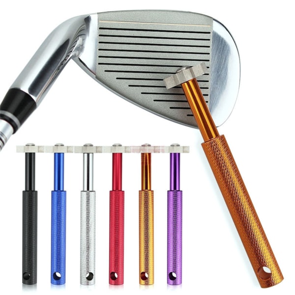 Golfslipare med 6-huvuden Club Sharpener Re Spårverktyg och rengöringsmedel