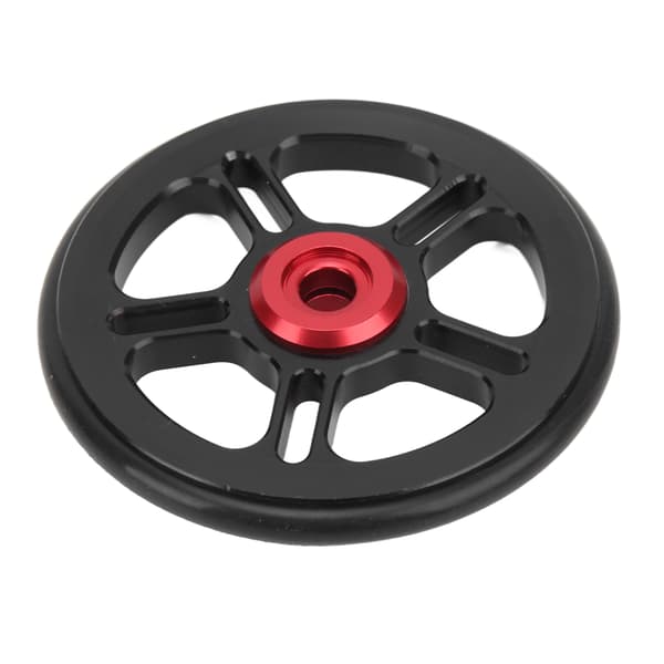 Fällbar Cykel Easywheel Aluminiumlegering Extra Hjul CNC-Skärning för Brompton 6cm