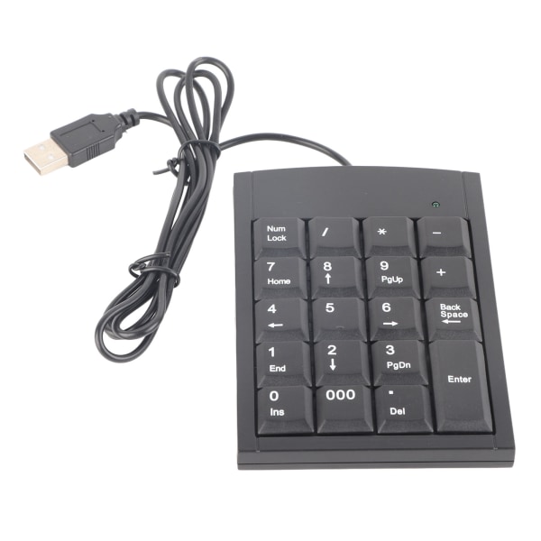 Bærbart Mini USB numerisk tastatur nummertastatur for bærbar PC