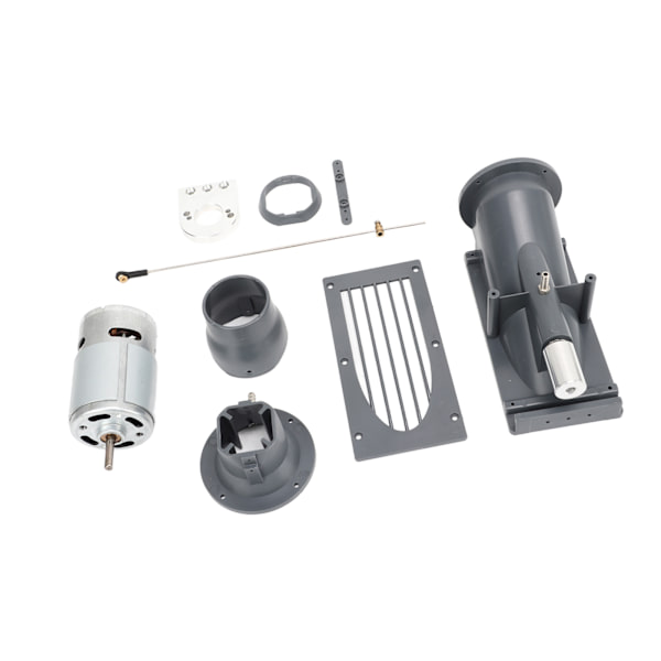 40 mm RC båtjetpumpe thruster RC båtthruster jetpumpesett med 775 børstet motor grå