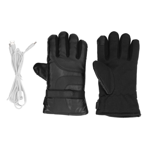 1 set uppvärmda handskar USB elektriska uppvärmda handskar Vintersport Handvärmare för män Kvinnor Utomhus Ridning Klättring Vandring