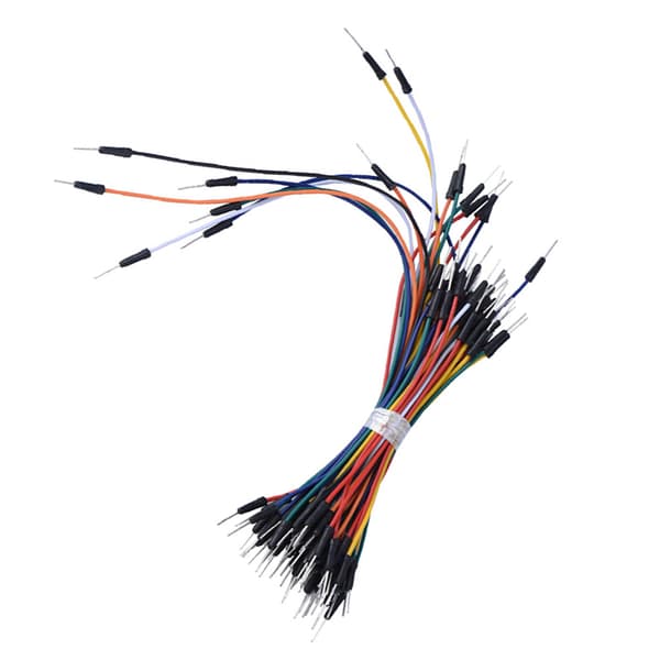 65 stk. Breadboard Protoboard Jumper Ledninger Loddefri Fleksibel Han til Han Kabel Kit