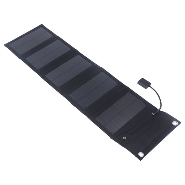 15W Bærbart Solpanel USB Høj Effektivitet IP65 Vandtæt Sammenfoldelig Solcelleoplader til Telefon Tablet Bærbar Computer