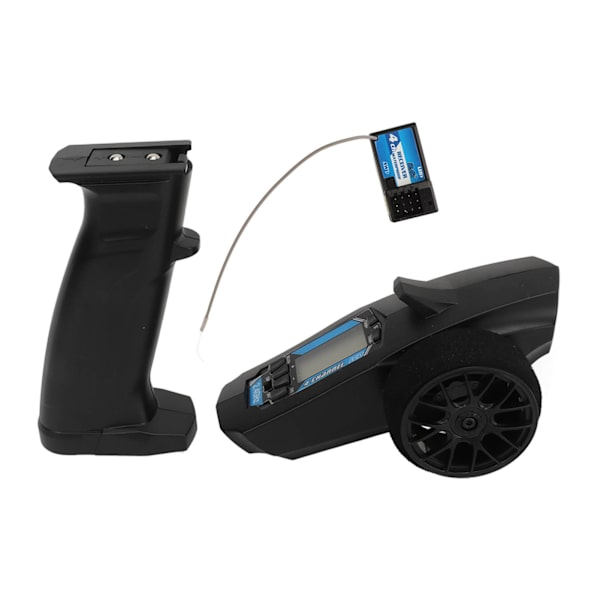 2.4G 4CH RC-kaukosäädin ja vastaanotinohjain LCD-näyttö RC-autoohjain vedenpitävällä radiolähettimellä RC-autoveneelle