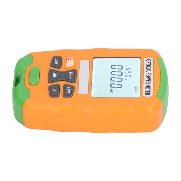 Mini optisk fiber effektmåler tester FC SC ST Universal Interface Sensitive ‑50 til +26dBm Orange