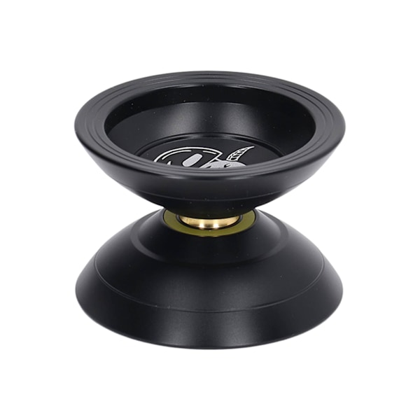 Yo Toy 2 Rotasjonsmoduser String Trick De-stressende Uresponsive Yo-yo med Kulelager for Barn Mørk Svart