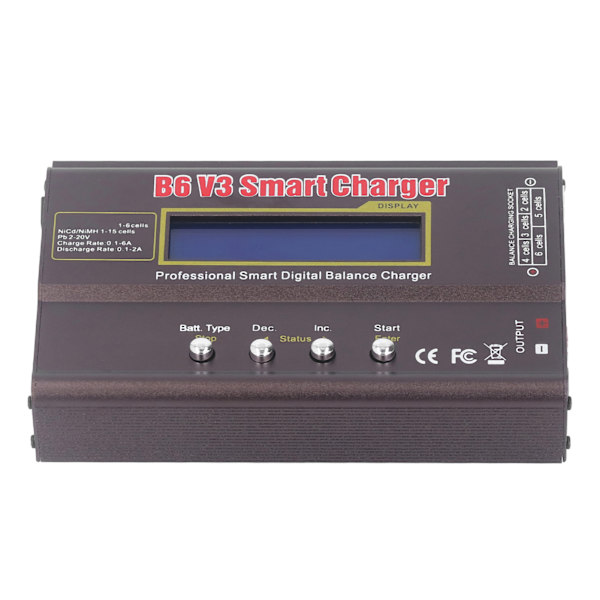 Balanceoplader-aflader, der sparer tid, 80A intelligent digital LiPo-batterioplader til bil AC 100-240V