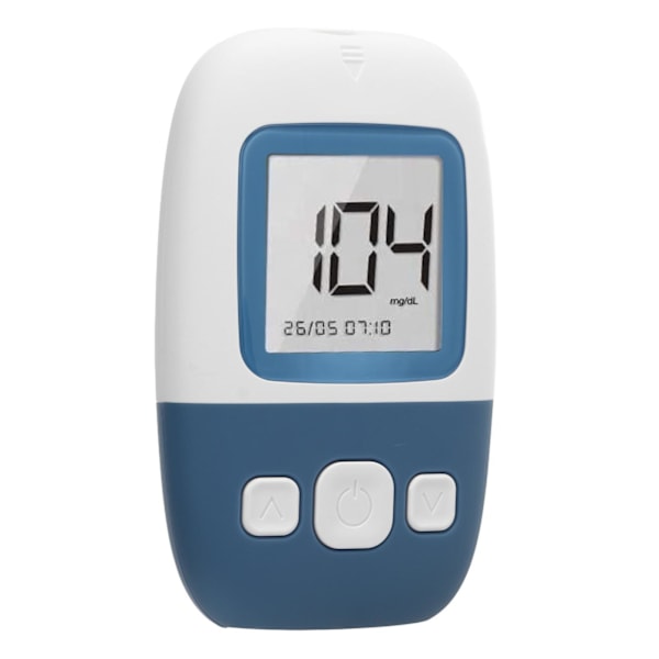 Blodsockermätare Kit Autokod Hög Noggrannhet 5S Snabbt Resultat Diabetes Testkit med 50 Testremsor 50 Lancetter Typ 1