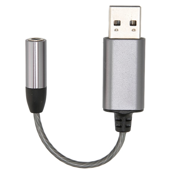 USB-sovitin 2 in 1 Laaja yhteensopivuus Älykäs siru Kompakti Kestävä Helppokäyttöinen USB - Aux-kaapeli kotiin ja toimistoon