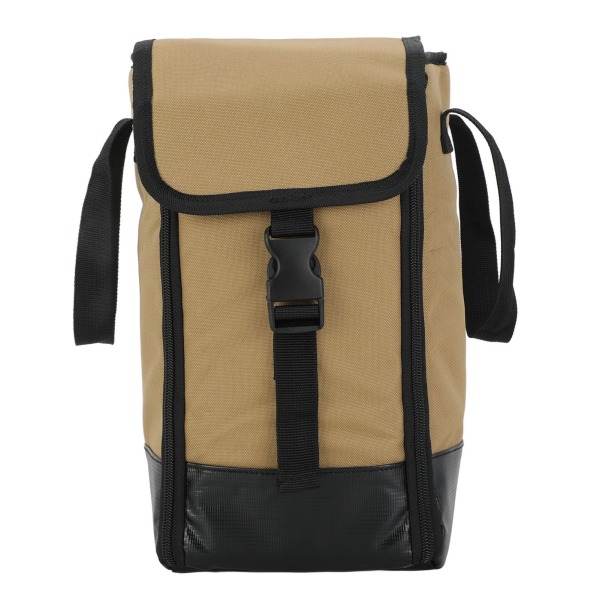 Camping Light Dust Bag Khaki Oxford Cloth Lynlås Bærbar Camping Beskyttende Opbevaringspose til Udendørs L