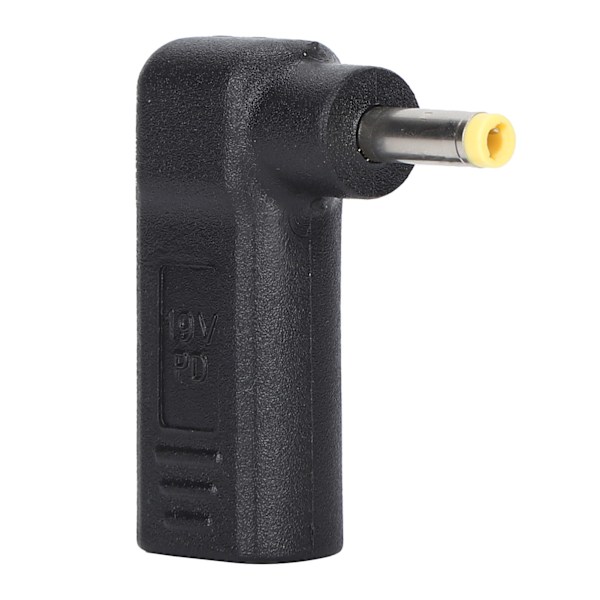 Adapter Typ-C hona till DC hane armbåge Liten volymomvandlare för bärbar dator PD laddning