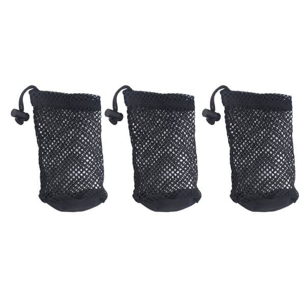 3 stk. Golf Mesh Taske Nylon Golfbold Net Taske Utility Tilbehør Organizer til 12 til 16 bolde