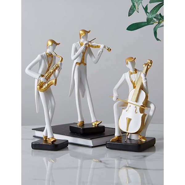 Musiker Figur Skulptur - Harpiks Pianogave (22cm)