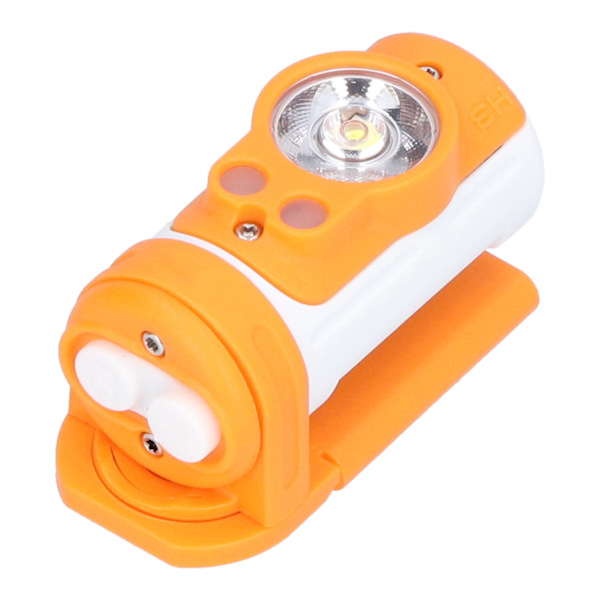 H3 LED Pannlampa Ficklampa USB 360° Roterbar Vattentät Strålkastare för löpcamping