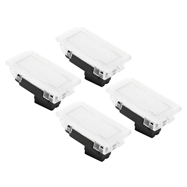 4 stk LED-lys for interiør, bagasjerom, frunk, dør, fotbrønn, erstatning for Tesla Model 3 Y S X Blå