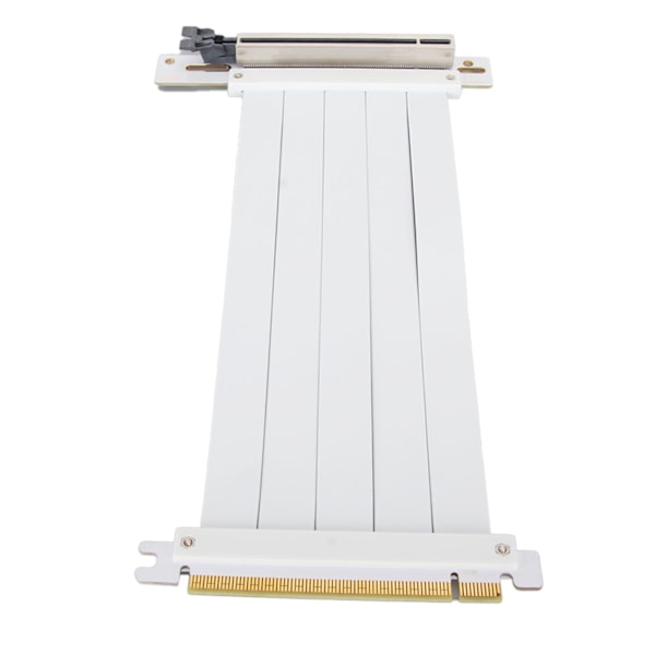 PCIE 4.0 X16 Riserkabel Hög Hastighet Flexibel Förlängningskort Utbyggnad Port 90 Grader GPU Förlängningskabel för RTX 4090 Vit 50cm / 19.7in
