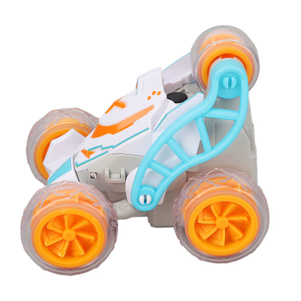 Fjärrstyrd Bil 2.4G Elektrisk Stuntbil Med Ljus Och Musik Barn Racing Stuntfordon Leksak 3.7V Orange