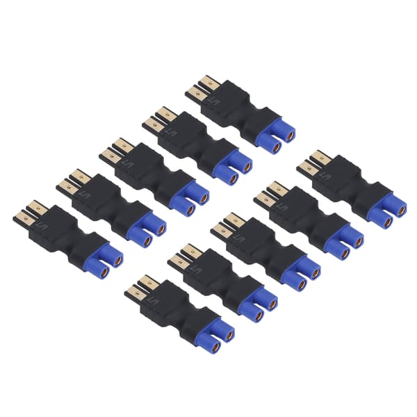 10 stk. EC3 Adapter Han til Hun RC Batteristik til Bil Fly Båd Modeller