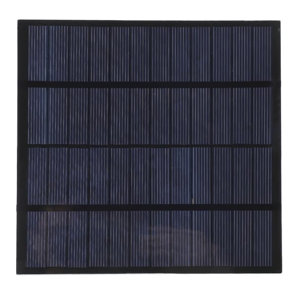 3W 12V DIY Solcellepanel Bærbart Utendørs Reise Polysilisium DIY Solcellepanel 145x145mm