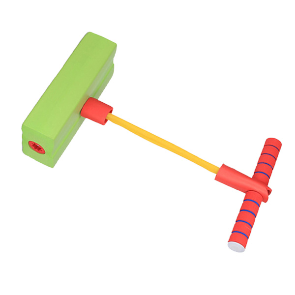 Skum Pogo Stick Fremmer Voksende Motion Balance Let at Gribe Udendørs Hoppelegetøj til Børn Grøn