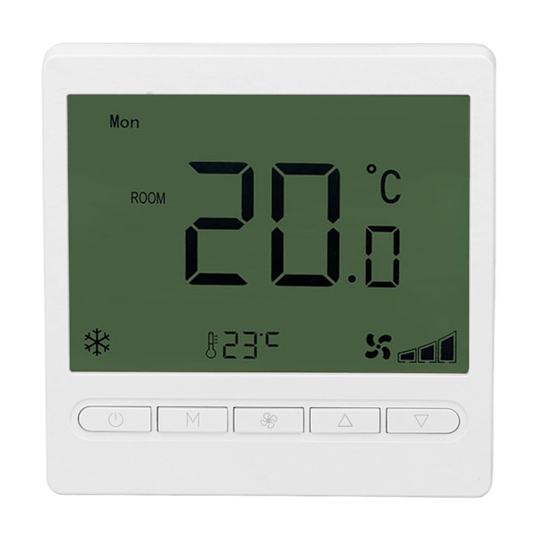 Smart fläktkonvektor termostat ABS LCD-skärm anti-interferens intelligent termostat för hem 220V