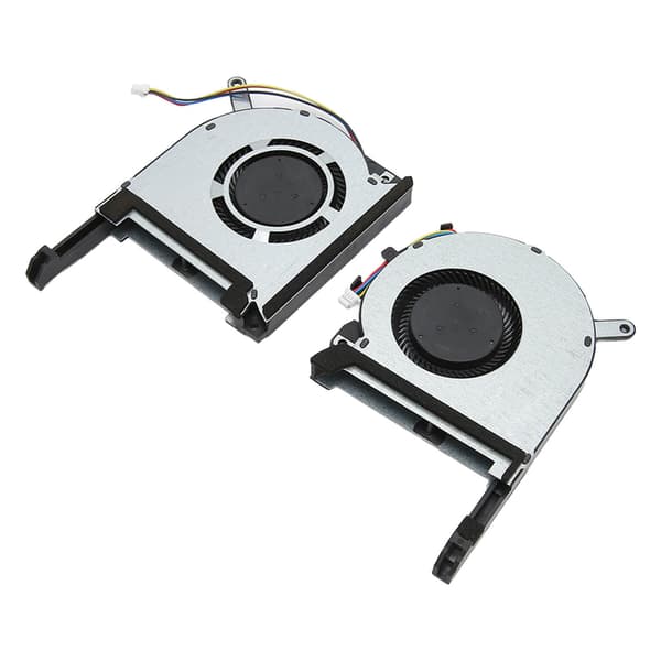 CPU GPU Køleventilator 4 Pin God Varmeafledning Laptop Køleventilator til Asus TUF Gaming FX505DU til FX505DY til FX505DD CPU GPU Ventilator