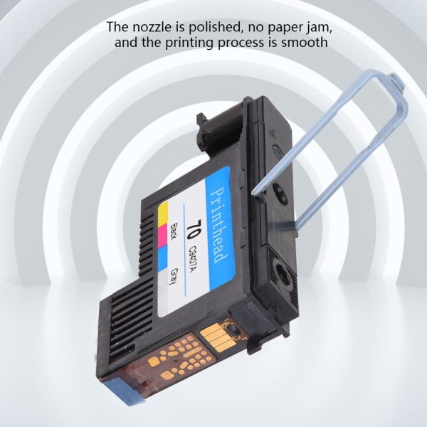 Korkealaatuinen tulostuspää HP 70 Designjet Z2100 Z3200 Z3100 Series Harmaamusta (C9407A)