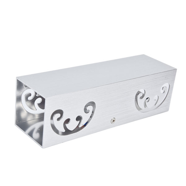 LED-loftslampe med dobbelt ende 2W aluminiumlegering 360° glødende loftslampe til restaurant 85V til 265V blåt lys