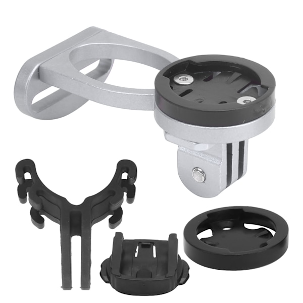 Styrhöjningsfäste för cykelcomputer i aluminiumlegering med ficklampafäste Adapter Titanfärg
