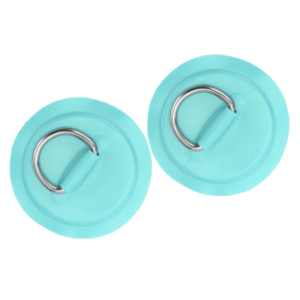 D Ring Pad Patch PVC oppustelig båd tømmerflåde Jolle Kano Surfboard Kajak Tie Down Fitting Emerald Green