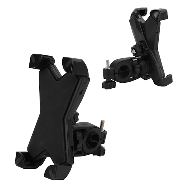 3,5-7 tommer cykel telefonholder 360 grader roterende justerbar cykel mobiltelefon support stand sort