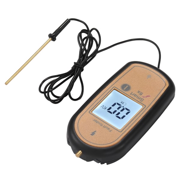 MLD 004F Elektronisk stängseltestare LCD-skärm Digital stängselspänningstestare Stängseltestare 15KV med bakgrundsbelysning Gul