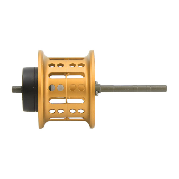 Baitcasting Fiskehjul Wire Cup Aluminiumslegering Micro Line Cup Spolespole til fiskeri DIY Modificeret Tilbehør Guld