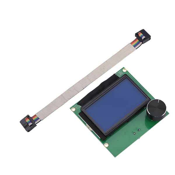 Udskiftnings LCD-skærm med 2 kabler til Creality CR‑10S 3D-printer