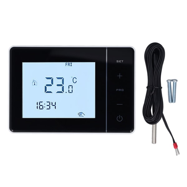 Termostat NTC2.5m Programmerbar Elektrisk Värme System Temperaturregulator AC100‑230V