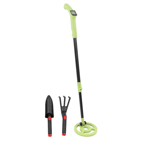 Metalldetektor Pinpointer Myntdetektor Hög precisionsverktyg för inspektionssökning Grön detektor Rake Shovel