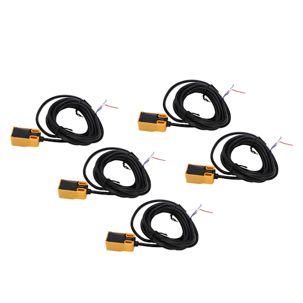 5PCS Induktiv närhetssensor NPN IP65 ABS-hölje Högfrekvens närhetssensorbrytare DC10‑30V