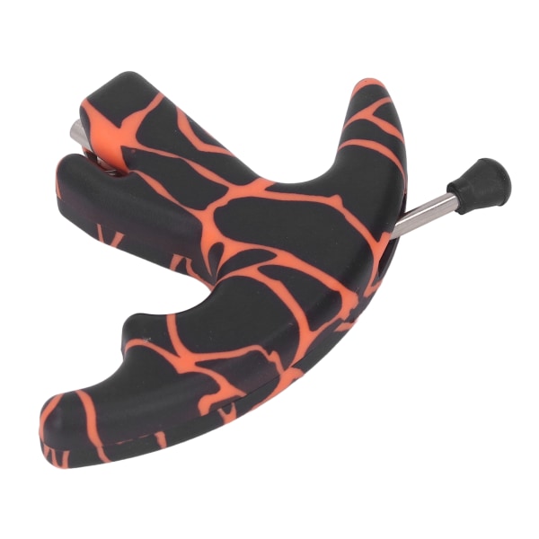 Thumb Bow Release 3 Finger Sensitive Comfortable Grip Thumb Bow Release för Outdoor Archery Orange