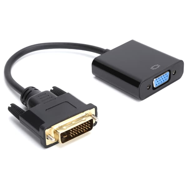 DVI Han til VGA Hun Adapter 24+1 Pin til Stationær Tablet Computer