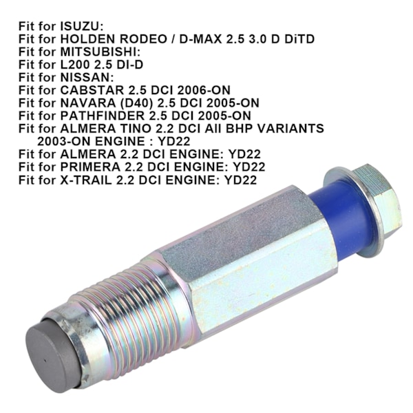 Drivstoffskinneretrykkavlastningsventil 095420‑0260 Passer for CABSTAR NAVARA D40 PATHFINDER 2.5 DCI