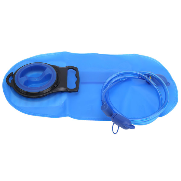 2L Bärbar Vattenblåsa för Utomhusbruk TPU PVC Dricksvattenpåse med Skala Dricksrör