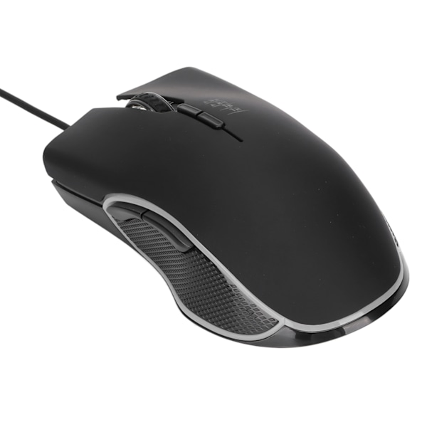Kablet Mus 4 Farve Baggrundslys Gaming Chip USB Mus Ergonomisk 7 Knapper Computertilbehør til Win XP Sort