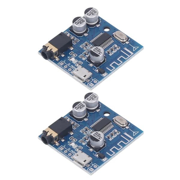 2 STK MP3 Bluetooth-lydmodul med USB 5P-interface DIY bilhøjttaler-lydkort DC3.7-5.5V