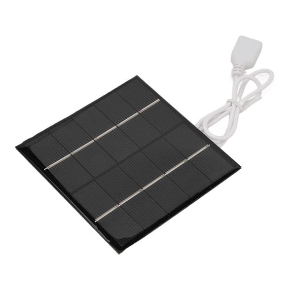 1.  2W 5V Mini USB Solcellepanel Bærbar Lettvekts Polykrystallinsk Silisium Lite Solcellepanel for Mobiltelefon