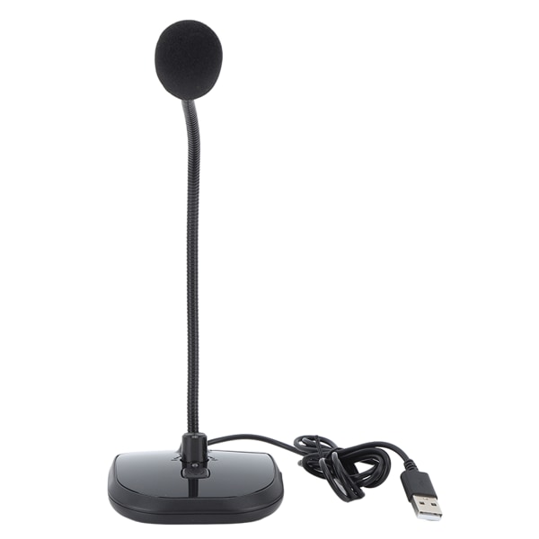 USB Datamaskin Mikrofon PC Konferanse Spillopptak Live Streaming Kablet mikrofon med lyttefunksjon