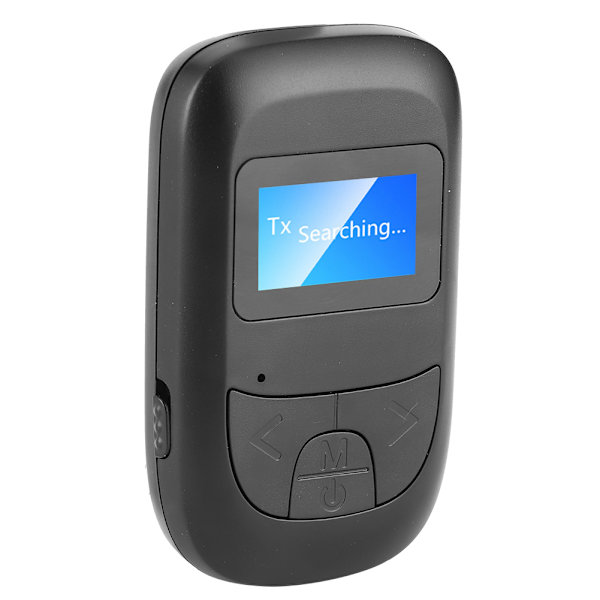 Bluetooth 5.0 Audio Adapteri Langaton Lähetin Vastaanotin Autoon PC Kaiuttimeen 3.5mm LCD-näytöllä