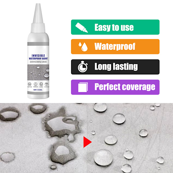 100 ml osynlig vattentät tätningsmedel för tak Superstarkt bindningsspray läckagesäkert permeabelt taklim